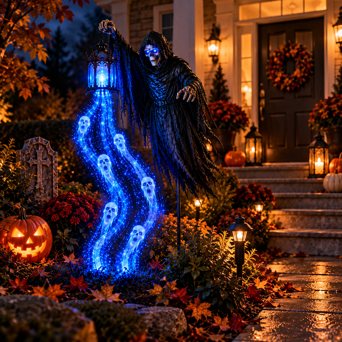 Halloween Soul Harvester Animated Garden Light