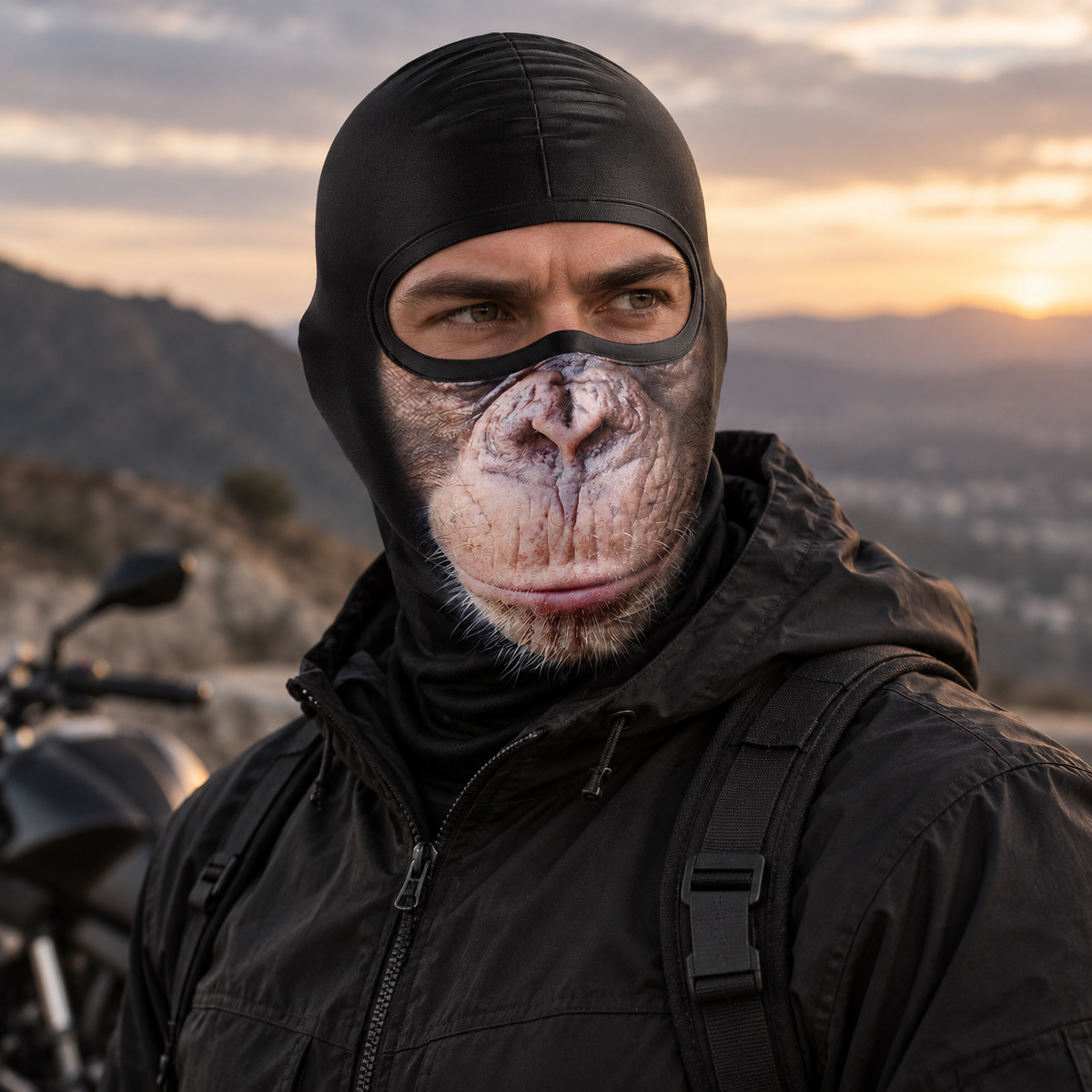 Scary Clown Skull Halloween Full Face Balaclava Mask