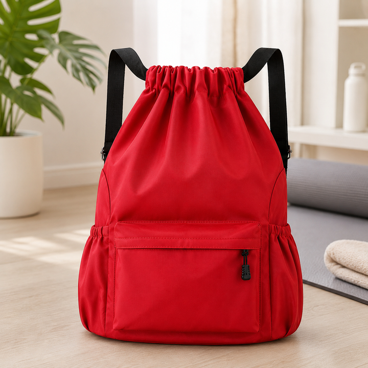 Boys Lightweight Drawstring School Backpack