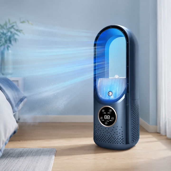 Portable Bladeless Silent Air Conditioner, Quiet Personal Cooling Unit