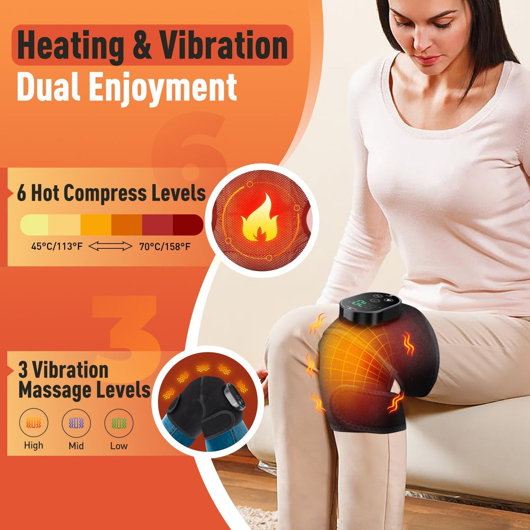 Knee Heating Pad for Pain Relief Therapy Device