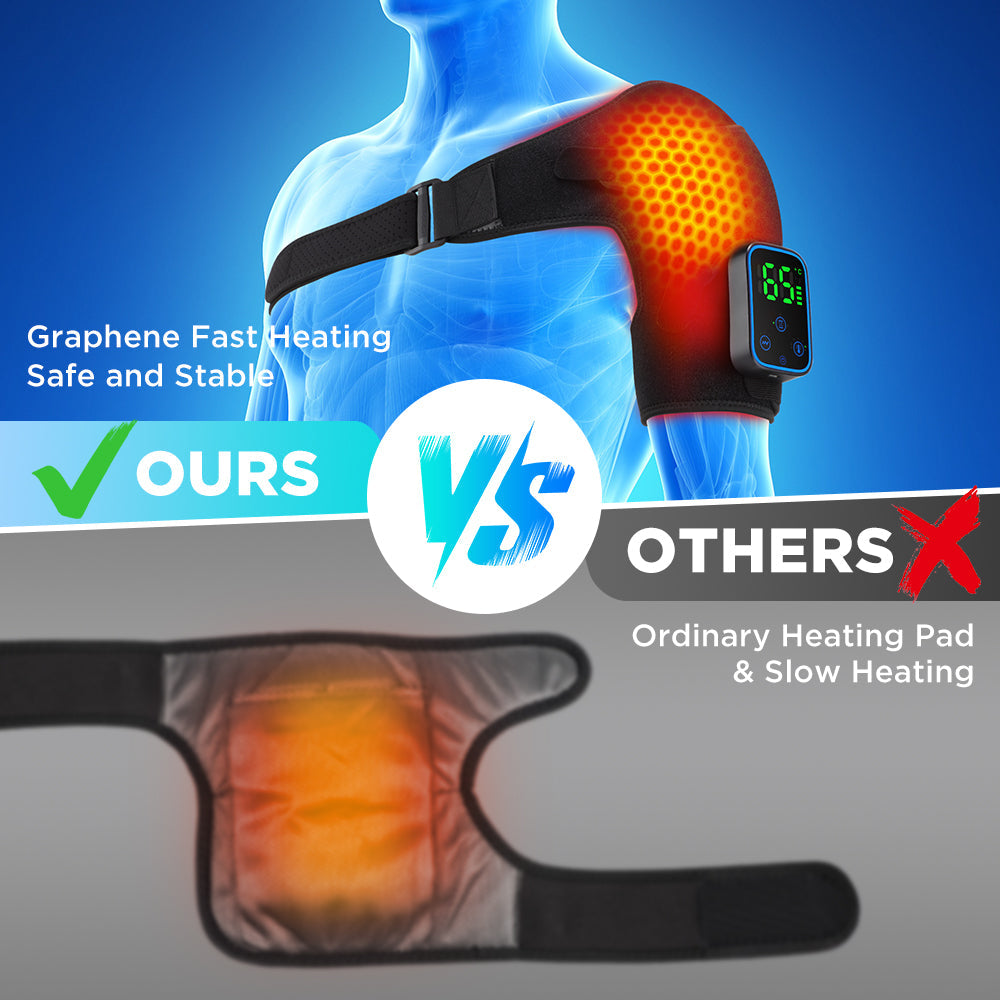 Wireless Shoulder Massager APP Control Detachable Design