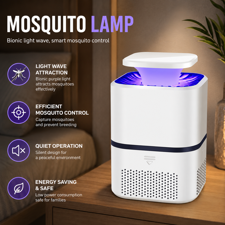Mosquito Killer Lamp USB Powered UVA Indoor Insect Trap Light