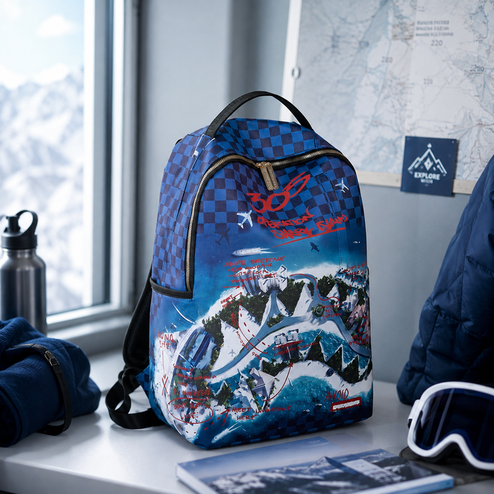 Glow-in-the-Dark Shark School Backpack for Boys and Girls