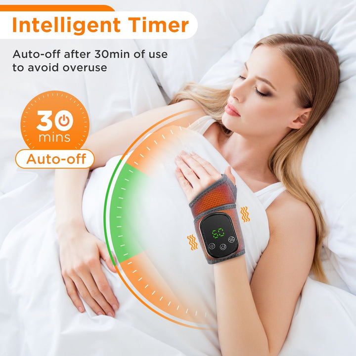 Wrist Massage Brace Hot Compress Function