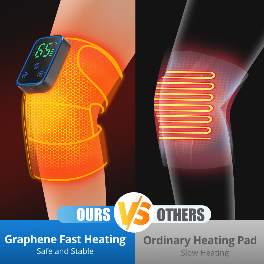 Knee Massager with Heat and App Control Function