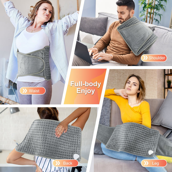 Electric Heating Pad Heated Blanket Heating Belt Combo