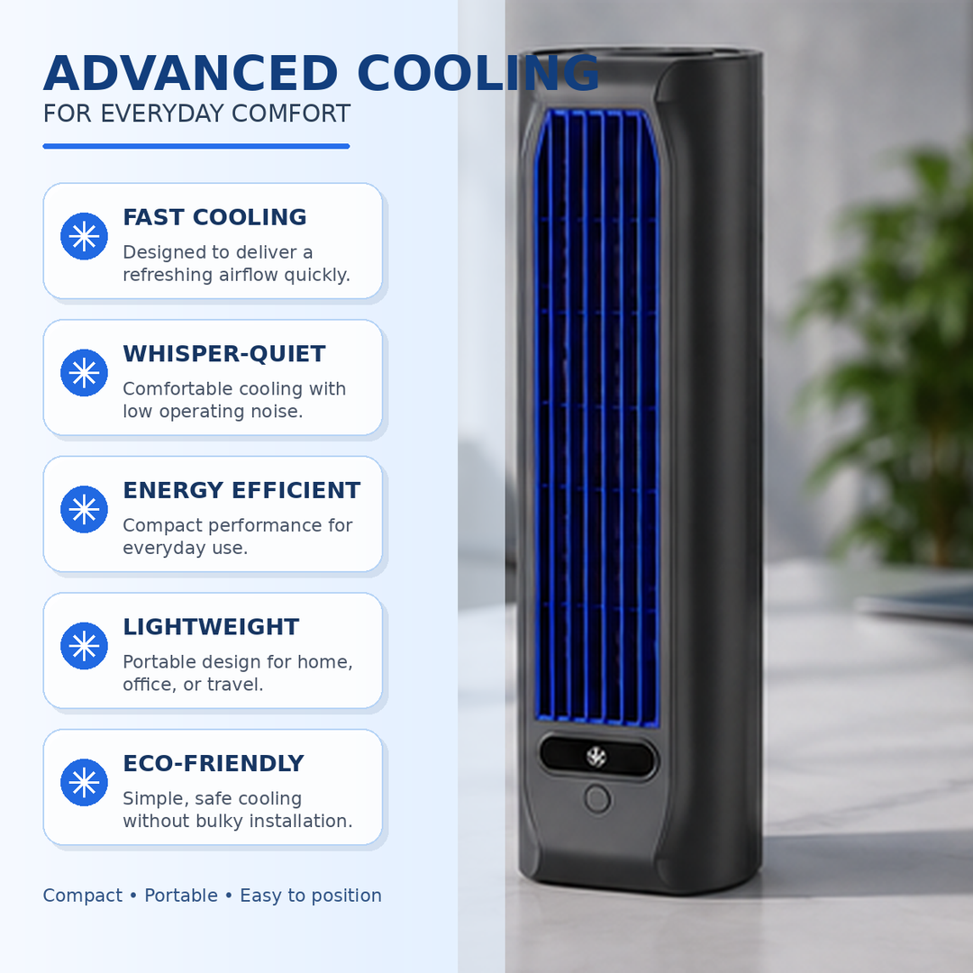 Portable USB Rechargeable Personal Air Cooler