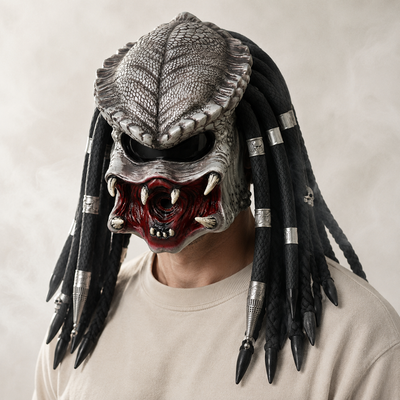 Predator Alien Hunter Mask for Halloween Cosplay Headgear