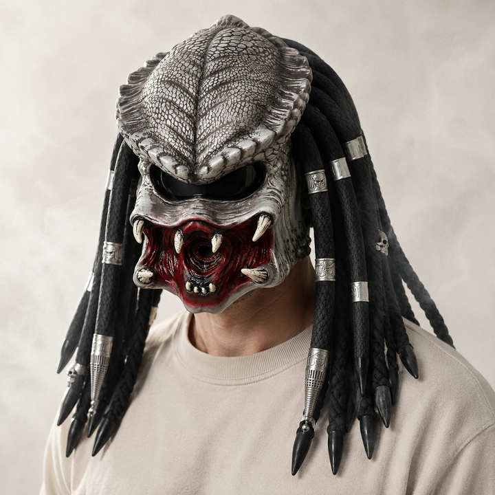 Predator Alien Hunter Mask for Halloween Cosplay Headgear