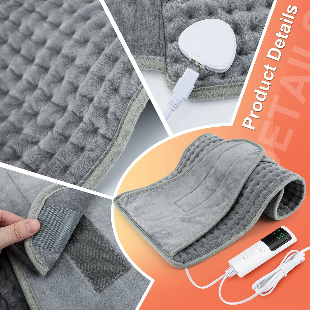 Electric Heating Pad Heated Blanket Heating Belt Combo