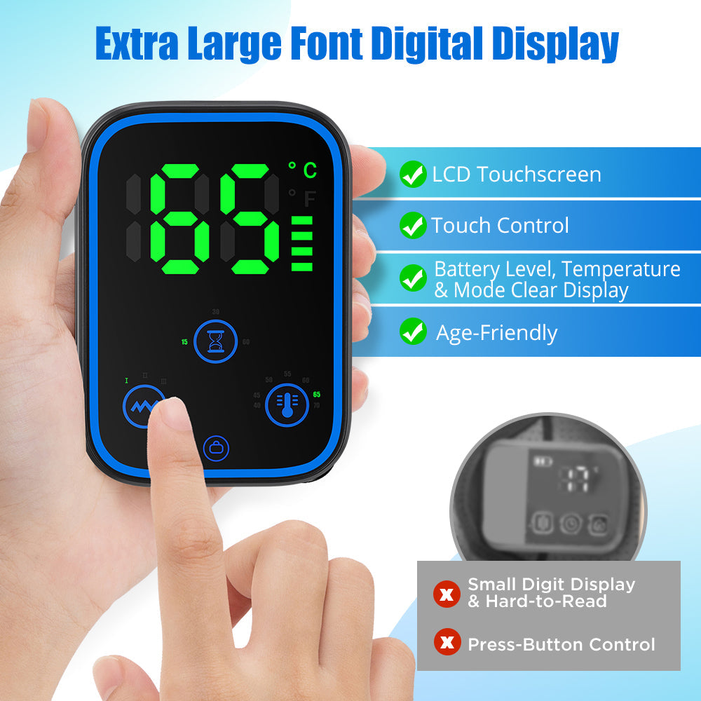 Knee Massager with Heat and App Control Function
