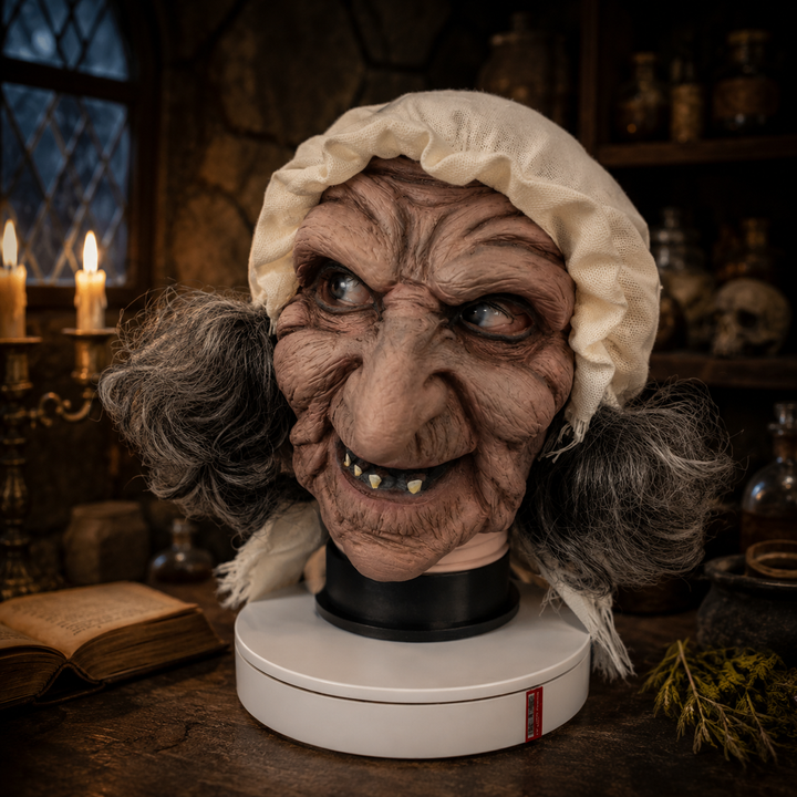 Halloween Witch Wizard Mask Horror Cosplay Headgear Haunted House Performance Costume Party