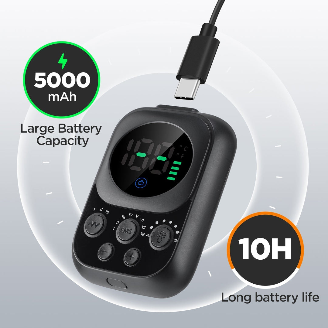 Wireless Shoulder Massage Device with Detachable Control Unit