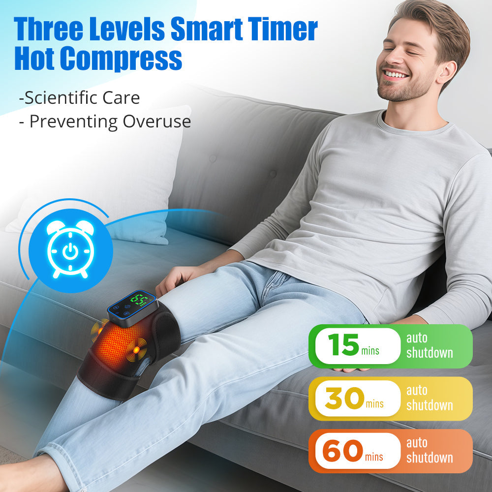 Knee Massager with Heat and App Control Function