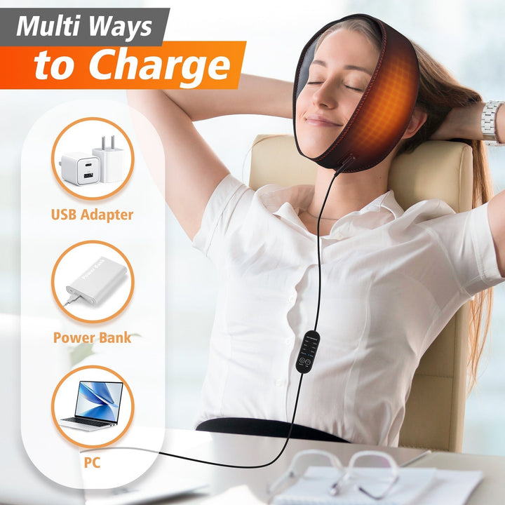 Heating Pad for Face Jaw Chin Therapy Device