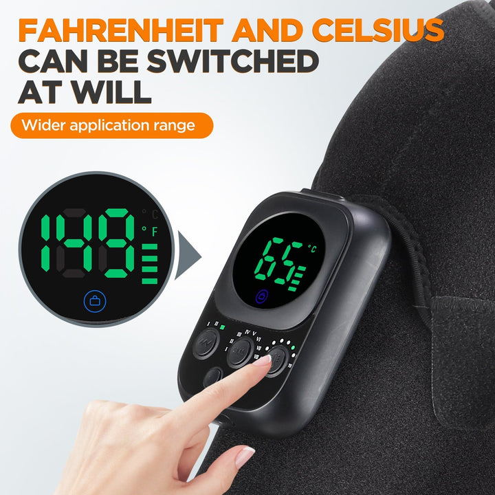 Wireless Shoulder Massage Device with Detachable Control Unit