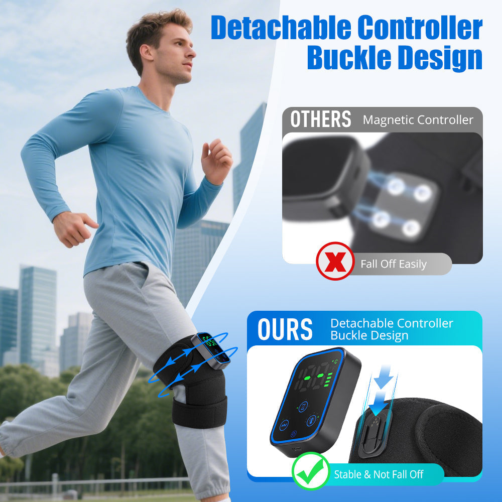 Knee Massager with Heat and App Control Function