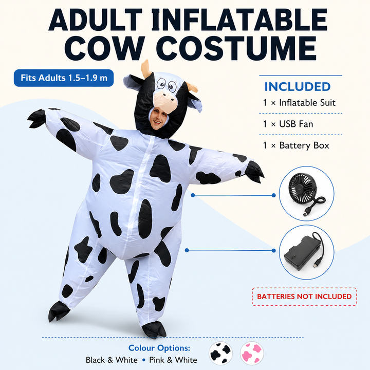 Inflatable Cow Costume for Adult Halloween