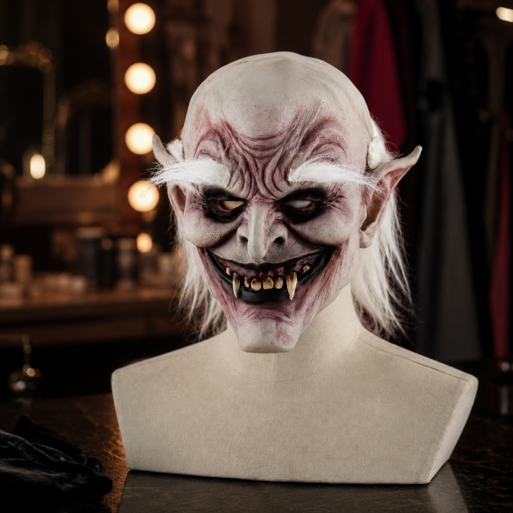 Old Demon Latex Mask Halloween Horror Costume Mask