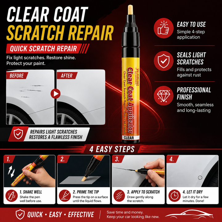 Scratch Repair Pen Paint Touch Up Pen for Car Surface Restoration