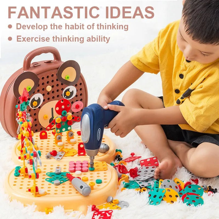 Montessori Toy Set Toolbox Educational Play Set