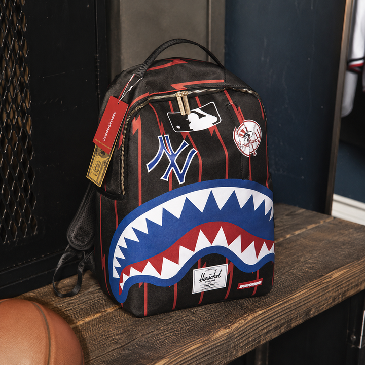 Shark Mouth School Backpack Large Capacity Glow in the Dark Bag for Teens