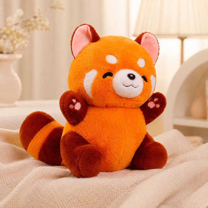 Cute Red Panda Plush Toy Soft Stuffed Animal Sofa Kids Gift
