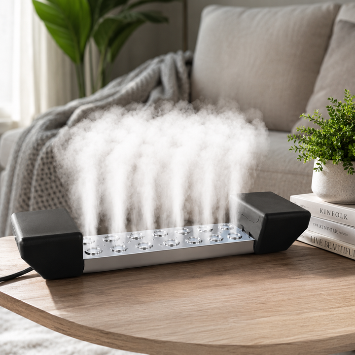 12 Head Ultrasonic Fogger Mist Maker 9000mL Pond Fountain Waterproof Humidifier