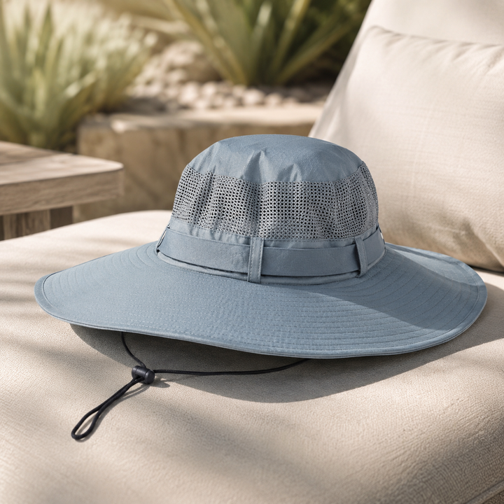 Summer Large Sun Hat Breathable Mesh Fisherman Hiking Beach Cap