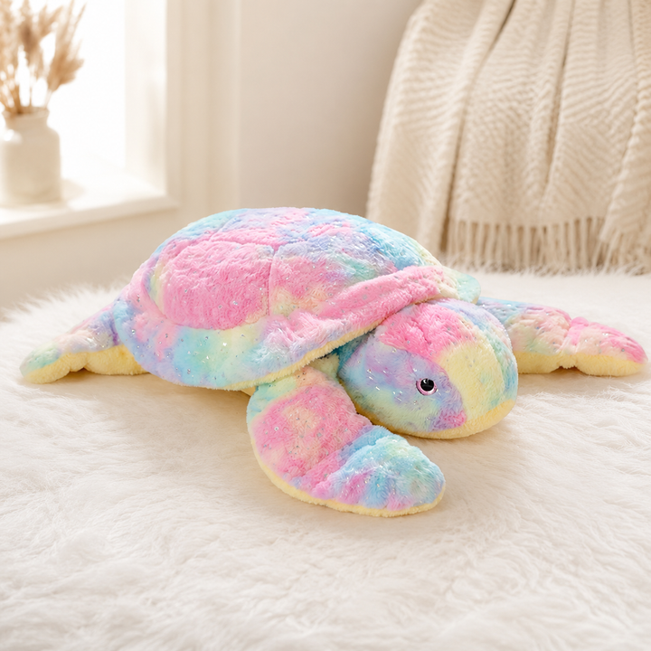 Colorful Turtle Plush Soft Tortoise Pillow Sea Animal Kids Gift