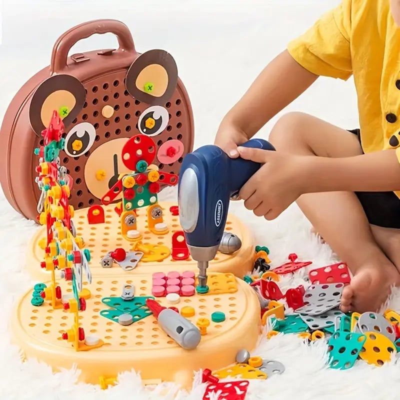 Montessori Toy Set Toolbox Educational Play Set