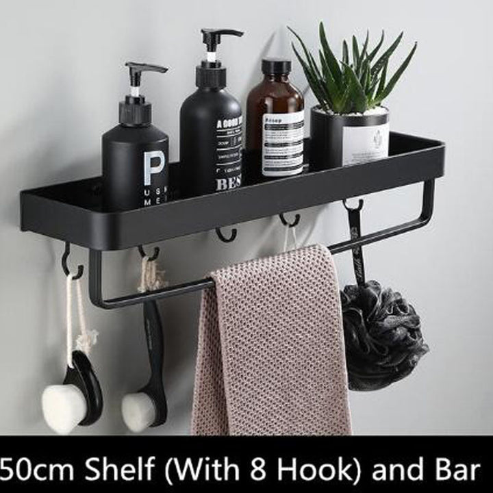 Bathroom Wall Shelf Aluminum
