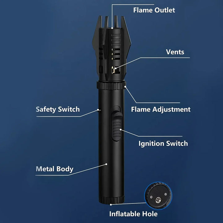 Windproof Turbine Lighter 360 Degree Rotation