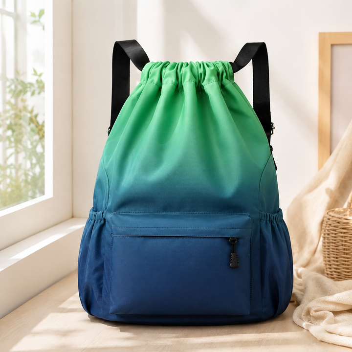 Boys Lightweight Drawstring School Backpack