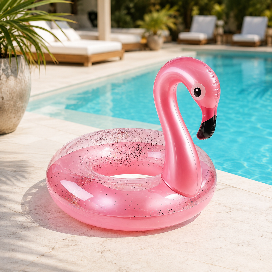 Flamingo Inflatable Pool Float Summer Beach Swimming Ring Kids Adults