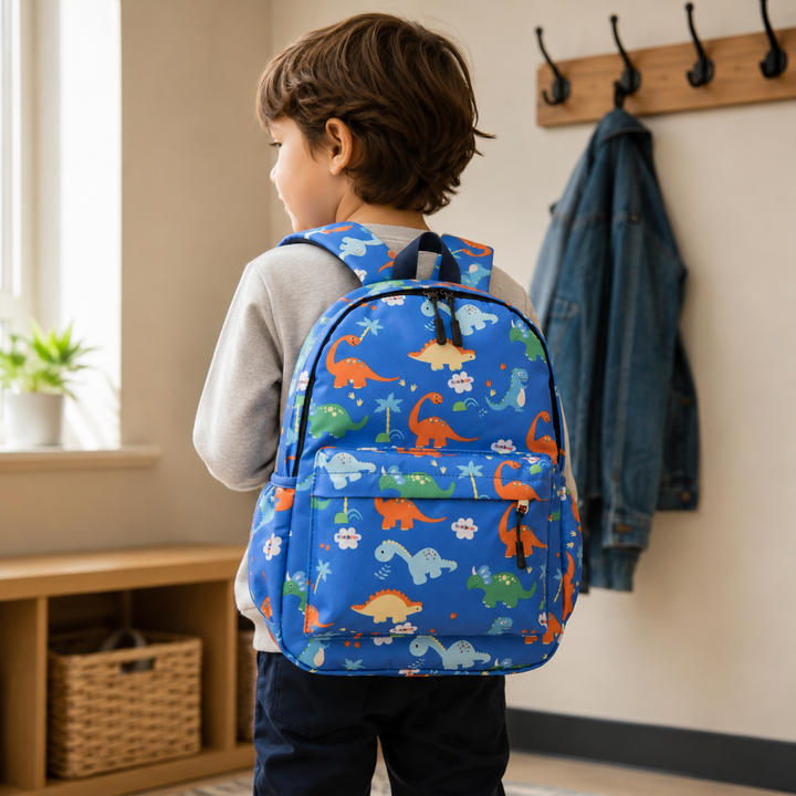 Kids Dinosaur Kindergarten School Backpack Ages 3-7