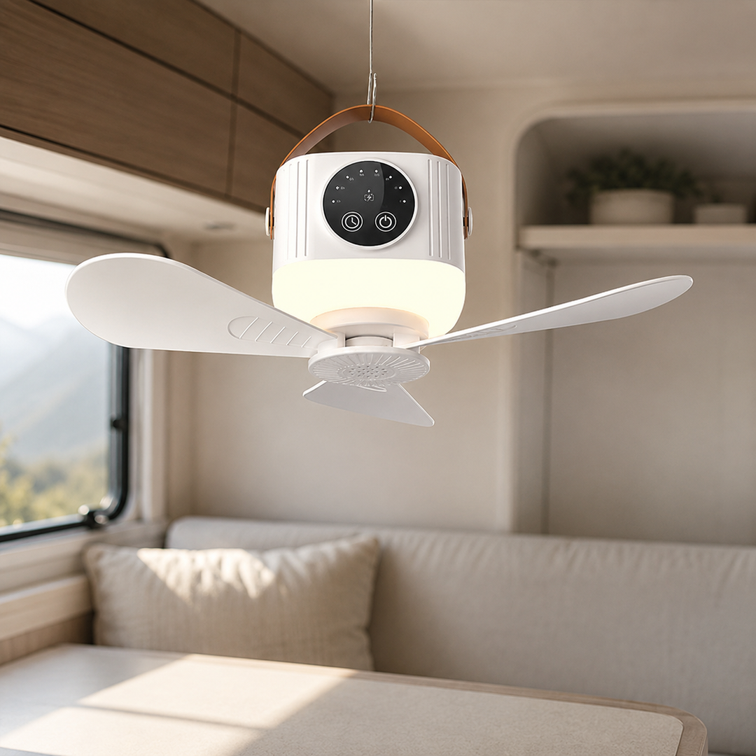 Wireless Portable Ceiling Fan Remote USB Rechargeable Tent Bedroom Camping