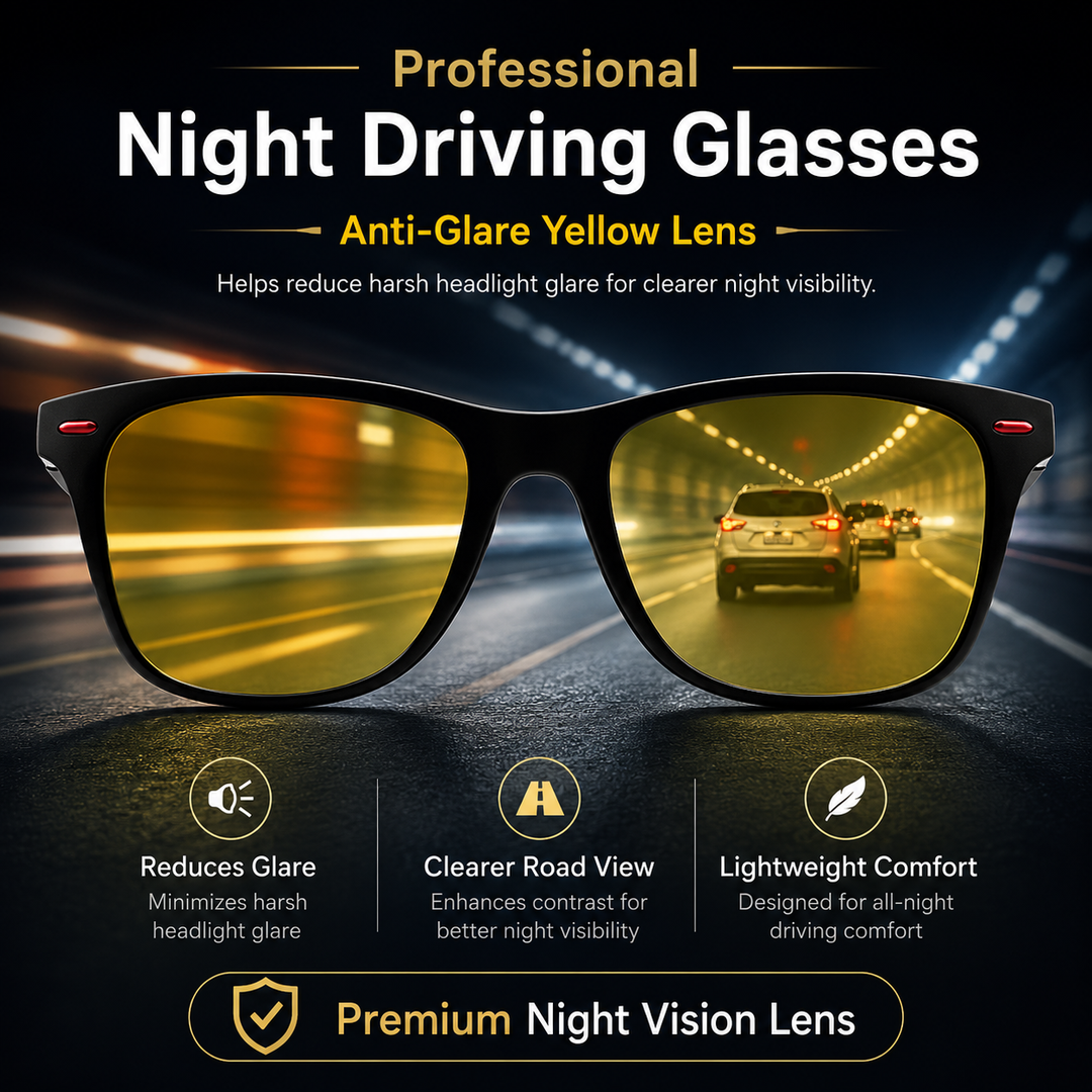 Driving Sunglasses Night Vision Polarized UV400 for Men Outdoor Sport Goggles