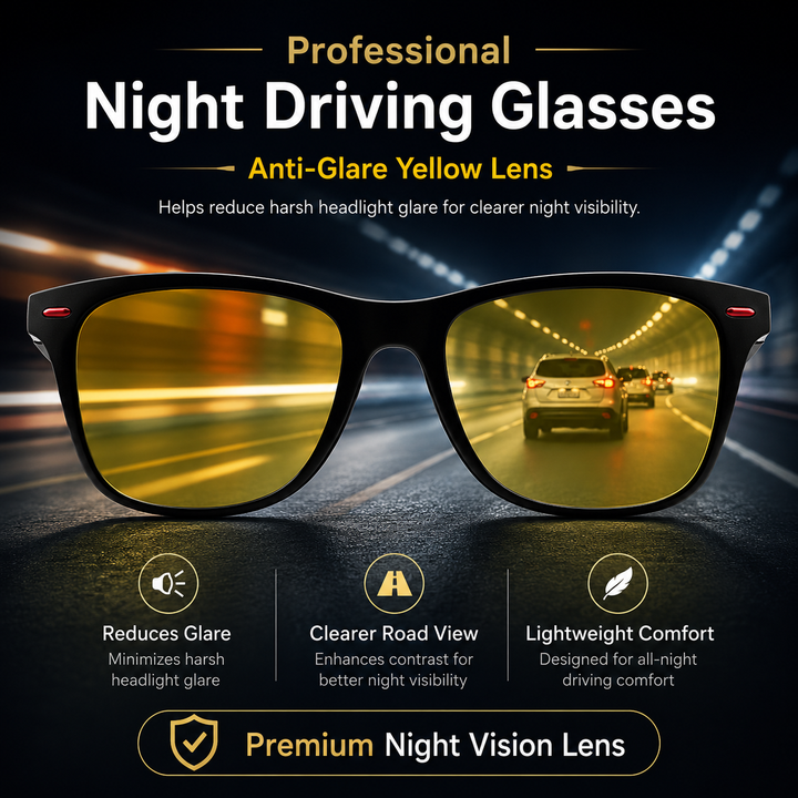 Driving Sunglasses Night Vision Polarized UV400 for Men Outdoor Sport Goggles