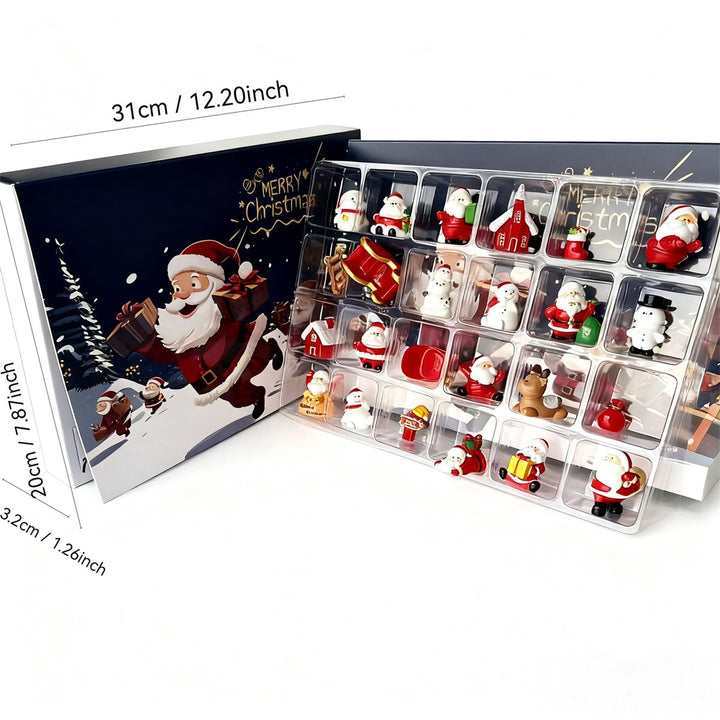 Advent Calendar with 24 Mini Figurines
