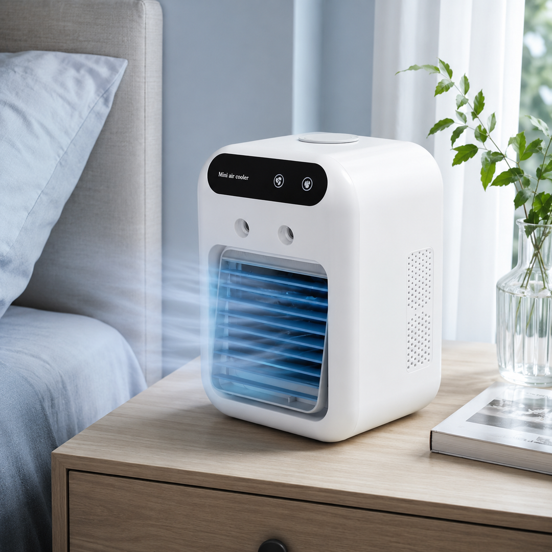 Mini Mute Air Conditioner Fan Humidifier Portable Desktop USB Home Office