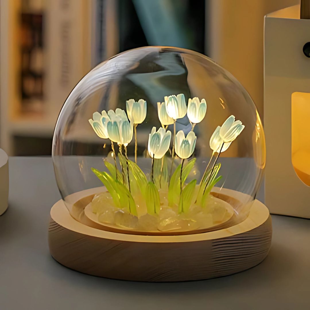 Tulip LED Night Light Fixture Flush Mount