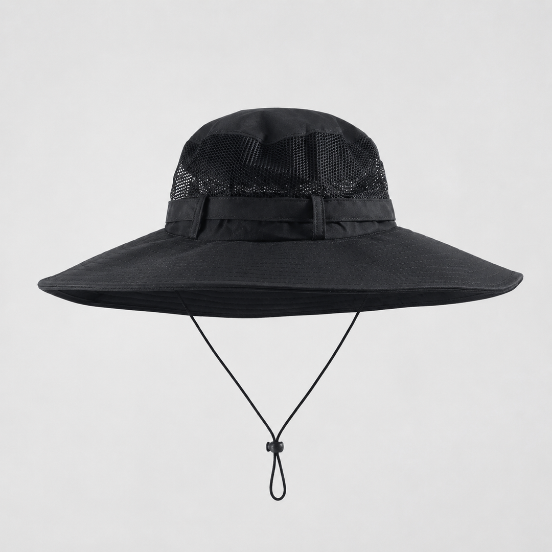Summer Large Sun Hat Breathable Mesh Fisherman Hiking Beach Cap