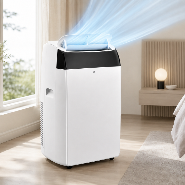 14000 BTU Portable Air Conditioner 3-in-1 Dehumidifier Fan Remote Sleep Mode