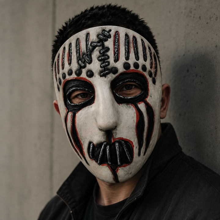 Heavy Metal Horror Face Mask Latex Halloween Costume Mask