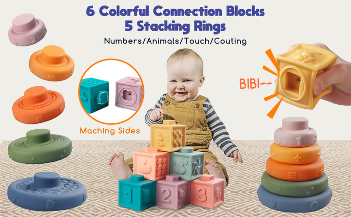 Montessori Baby Sensory Toy Set