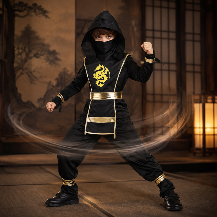 Kids Ninja Costume Muscle Bodysuit  Halloween Costume