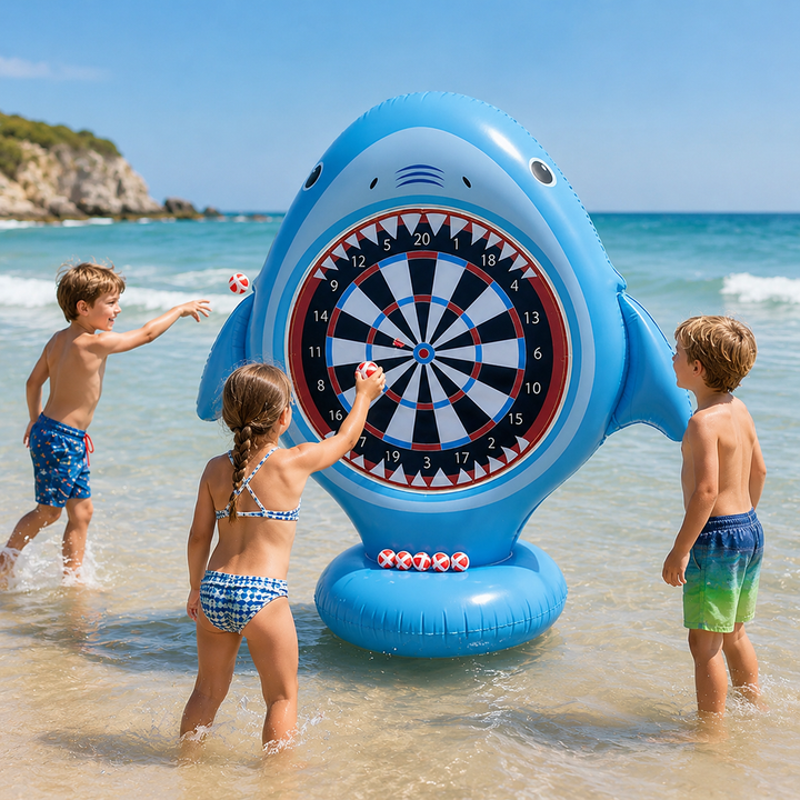 Inflatable Dart Board Water Game Pool Float Summer Beach Party Kids Gift