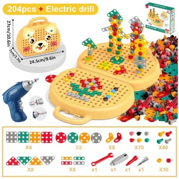 Montessori Toy Set Toolbox Educational Play Set